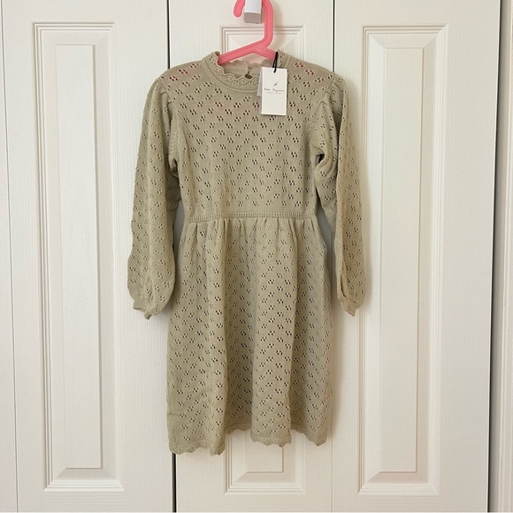 🆕Bebe Organic Olivia Dress natural 8Y - Picture 8 of 16